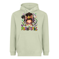 Matcha mardi gras principal caucasian messy bun Heavyweight Hoodie - texasbilliewilder