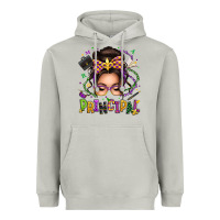Moon Dust mardi gras principal caucasian messy bun Heavyweight Hoodie - texasbilliewilder