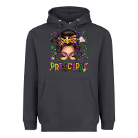 Smoke mardi gras principal caucasian messy bun Heavyweight Hoodie - texasbilliewilder