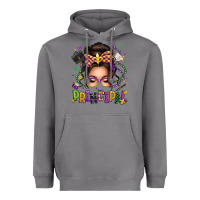 Storm mardi gras principal caucasian messy bun Heavyweight Hoodie - texasbilliewilder