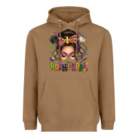 Toasted Coconut mardi gras principal caucasian messy bun Heavyweight Hoodie - texasbilliewilder