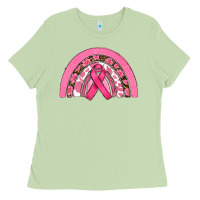 Matcha breast cancer rainbow Ladies Tee - RanaPortraitStore