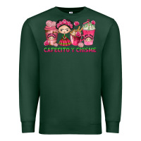 Sports Green Cafecito y Chisme Coffee Cups Premium Sweatshirt - texasbilliewilder