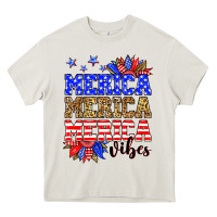 Cream Merica merica merica vibes Heavy Core Tee - Neo Western