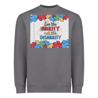 Storm see the ability not the disability Heavyweight Sweatshirt - MaliasSmallBusiness