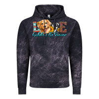 Cloud Black love golden retriever Vintage Hoodie - Artiststas