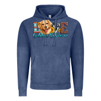 Vintage Denim love golden retriever Vintage Hoodie - Artiststas