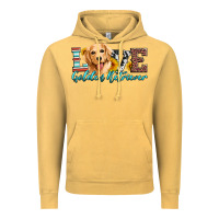 Vintage Mustard love golden retriever Vintage Hoodie - Artiststas