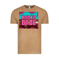 Vintage Camel rodeo babe cowhide leopard turquoise Vintage Tee - BarkalooDesign
