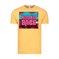 Vintage Mustard rodeo babe cowhide leopard turquoise Vintage Tee - BarkalooDesign