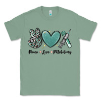 Sage peace love phlebotomy Classic Tee - MaliasSmallBusiness