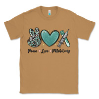 Toasted Coconut peace love phlebotomy Classic Tee - MaliasSmallBusiness