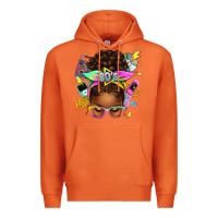Carrot 80's babe afro messy bun Premium Hoodie - texasbilliewilder