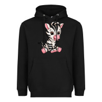 Black zebra Heavyweight Hoodie - texasbilliewilder