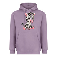 Lavender zebra Heavyweight Hoodie - texasbilliewilder