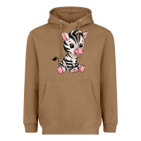 Toasted Coconut zebra Heavyweight Hoodie - texasbilliewilder