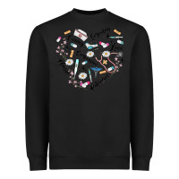 Black nurse Heavyweight Sweatshirt - MaliasSmallBusiness