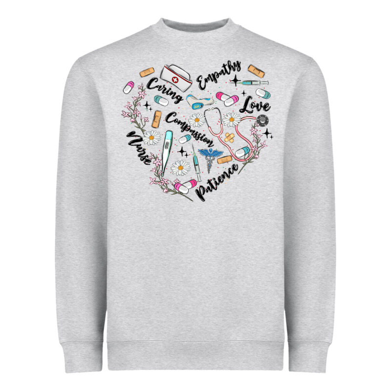 Nurse Heavyweight Sweatshirt by MaliasSmallBusiness | Teevron