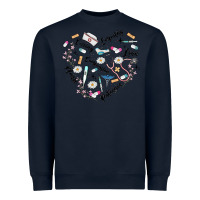 Navy nurse Heavyweight Sweatshirt - MaliasSmallBusiness