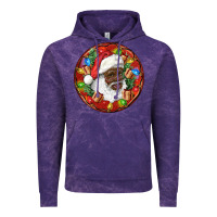 Cloud Purple Black Santa Christmas Vintage Hoodie - RanaPortraitStore