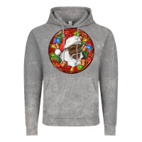 Cloud Rock Black Santa Christmas Vintage Hoodie - RanaPortraitStore