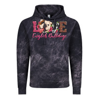 Cloud Black love english bulldogs Vintage Hoodie - Artiststas