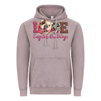 Vintage Zinc love english bulldogs Vintage Hoodie - Artiststas