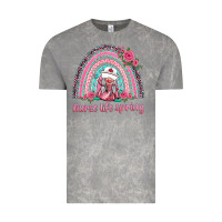 Cloud Rock nurse life spring rainbow Vintage Tee - BarkalooDesign
