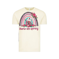 Vintage Arctic nurse life spring rainbow Vintage Tee - BarkalooDesign