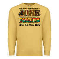 Antique Gold juneteenth free ish since 1965 Premium Sweatshirt - NancyCooperArtShop