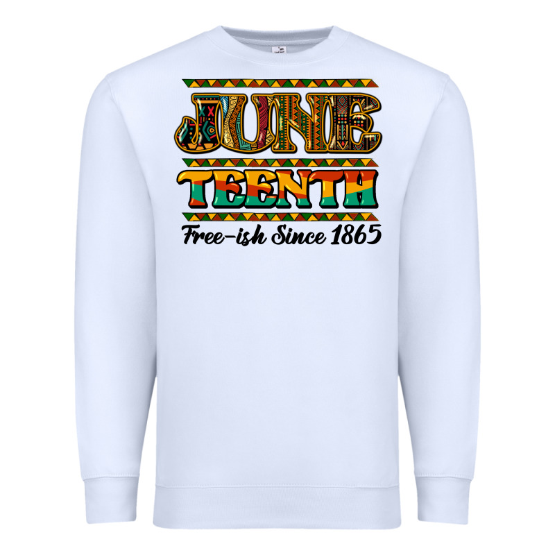 Juneteenth Free Ish Since 1965 Premium Sweatshirt by NancyCooperArtShop | Teevron