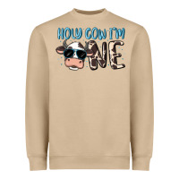 Mushroom holy cow i'm one Heavyweight Sweatshirt - MaliasSmallBusiness