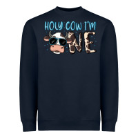 Holy Cow I'm One Heavyweight Sweatshirt | Teevron