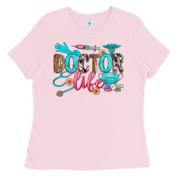 Bubblegum Pink doctor life Ladies Tee - Zillion Design Studio