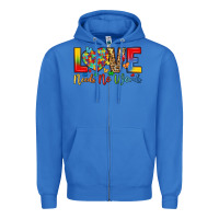 True Royal love needs no words Zipper Hoodie - LillyAllenDesigns