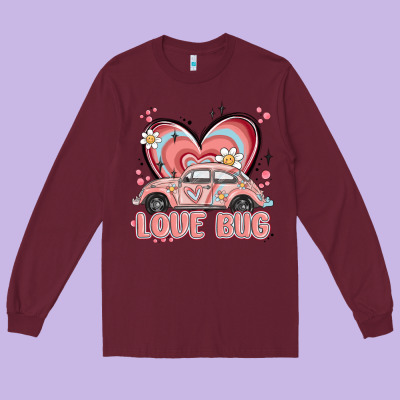 Love Bug Long Sleeve Tee Designed By Maliassmallbusiness