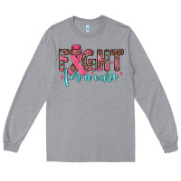 Heather Grey fight for a cure Long Sleeve Tee - JahusDesignShop