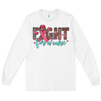 White fight for a cure Long Sleeve Tee - JahusDesignShop