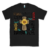 Black faith cross Classic Tee - MaliasSmallBusiness