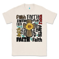 Natural faith cross Classic Tee - MaliasSmallBusiness