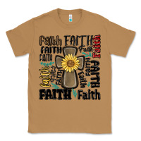 Toasted Coconut faith cross Classic Tee - MaliasSmallBusiness