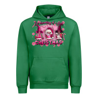 Emerald i'm dreaming of a pink christmas Urban Hoodie - FaDigitalArtStudio