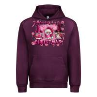 Mauve Wine i'm dreaming of a pink christmas Urban Hoodie - FaDigitalArtStudio