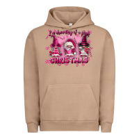 Pigment Burro i'm dreaming of a pink christmas Urban Hoodie - FaDigitalArtStudio