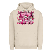 Pigment French Oak i'm dreaming of a pink christmas Urban Hoodie - FaDigitalArtStudio
