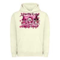 Pigment Pistachio i'm dreaming of a pink christmas Urban Hoodie - FaDigitalArtStudio