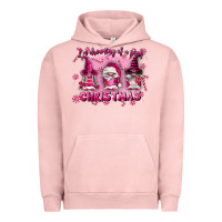 Pigment Salmon i'm dreaming of a pink christmas Urban Hoodie - FaDigitalArtStudio