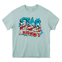 Arona Star spangled and sassy 4th of july Heavy Core Tee - CowGirlArtShop