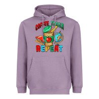 Lavender coffee teach repeat Heavyweight Hoodie - NancyCooperArtShop