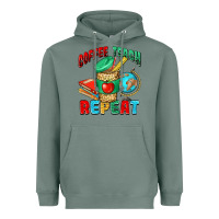 Sage coffee teach repeat Heavyweight Hoodie - NancyCooperArtShop